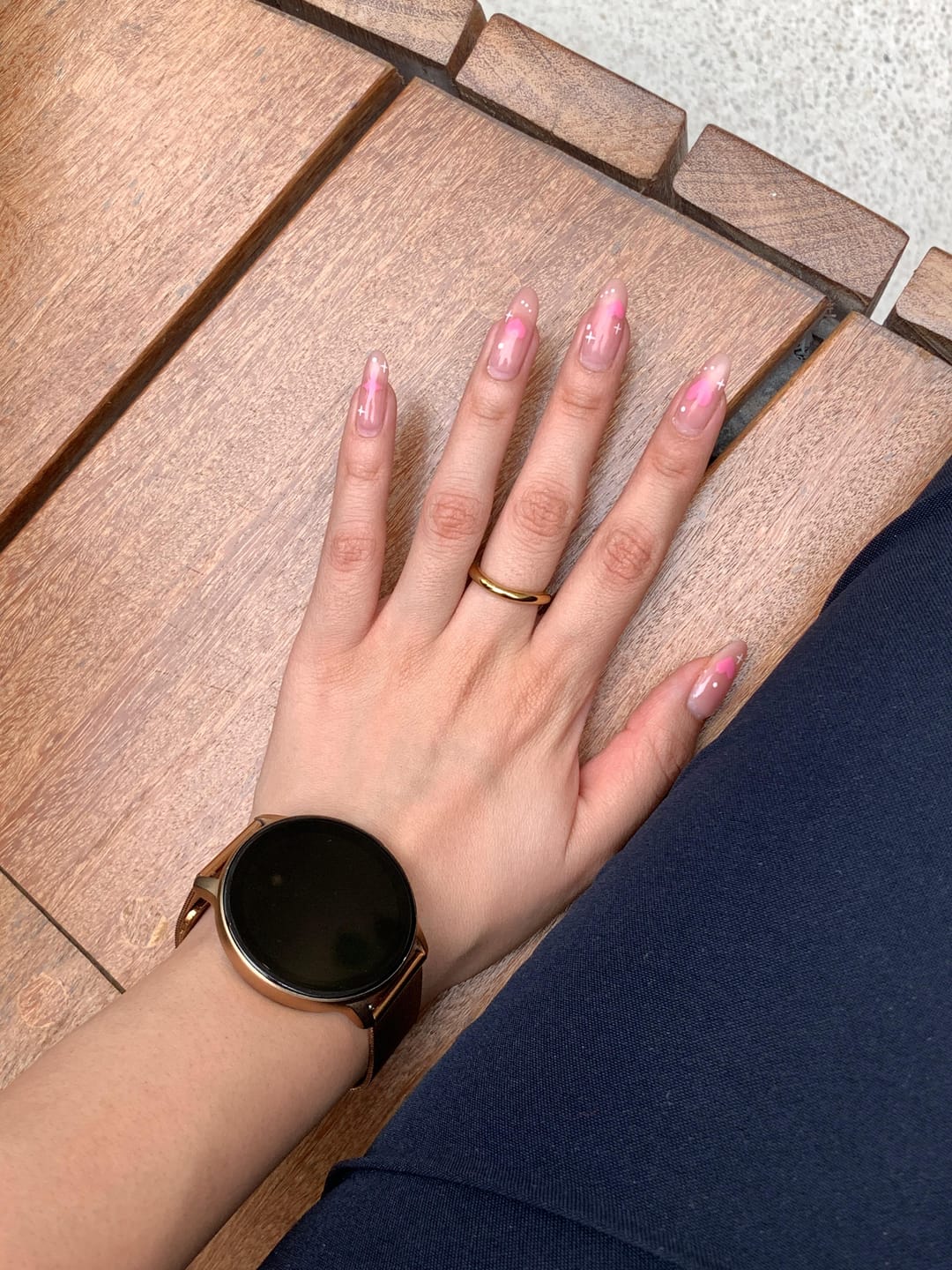 Customer photo review of Anillo Delgado Ondulado 3 mm
