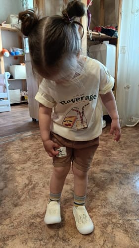 Customer photo review of Boys Cartoon Printed T-shirt