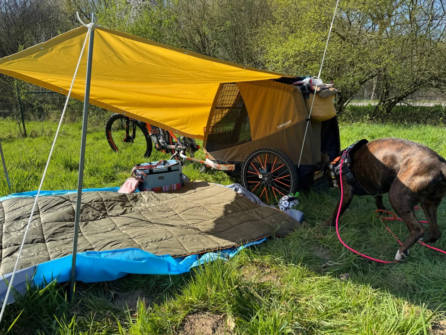 Customer photo review of Reisedecke Outdoor – für Sommer & Winter geeignet