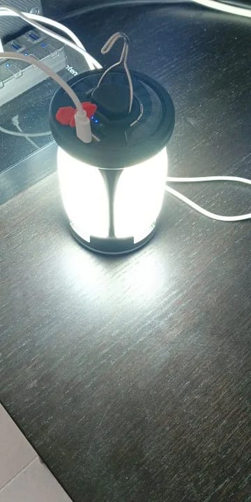Customer photo review of Faltbare LED Campinglampe – Wiederaufladbare Outdoor Laterne