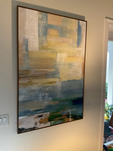 Customer review photo for COLORFUL PAINTING #CA232