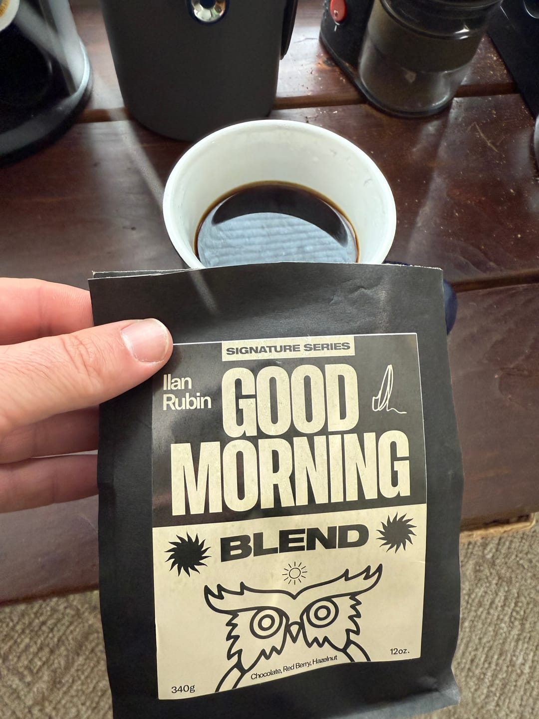 Customer photo review of Good Morning Blend