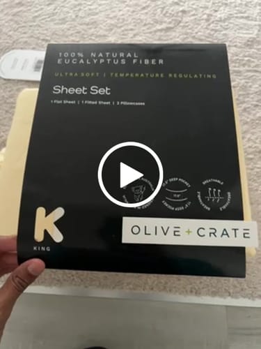 Customer video review of TENCEL Eucalyptus Cooling Bed Sheet Set