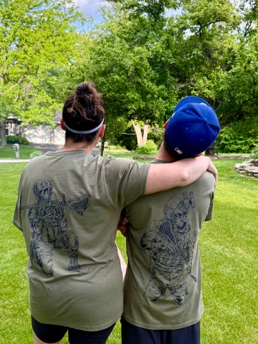 Customer photo review of Crispy Operator Tee