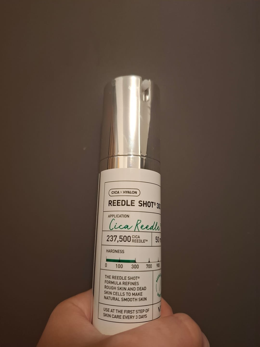 Customer photo review of Intensīvs serums-būsteris ar mikroadatām VT Cosmetics Reedle Shot 300