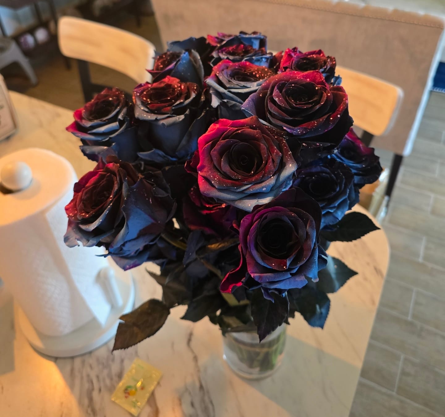 Customer photo review of Starry Galaxy Roses