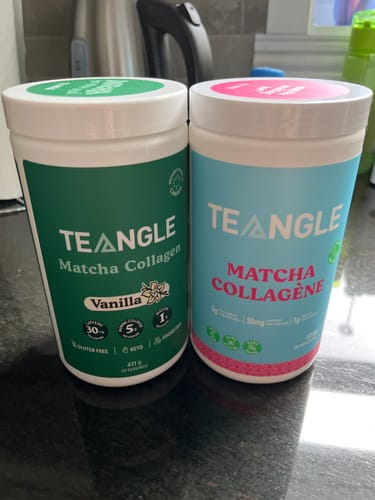 Customer photo review of Teangle - Matcha Collagène 333g - 411g