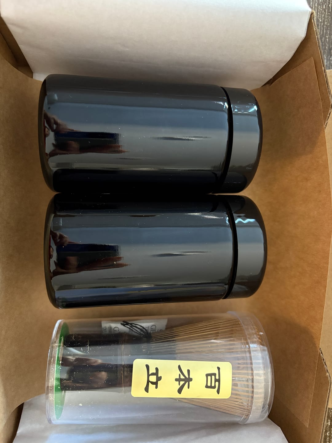 Customer photo review of Infinity Matcha Glass Jar