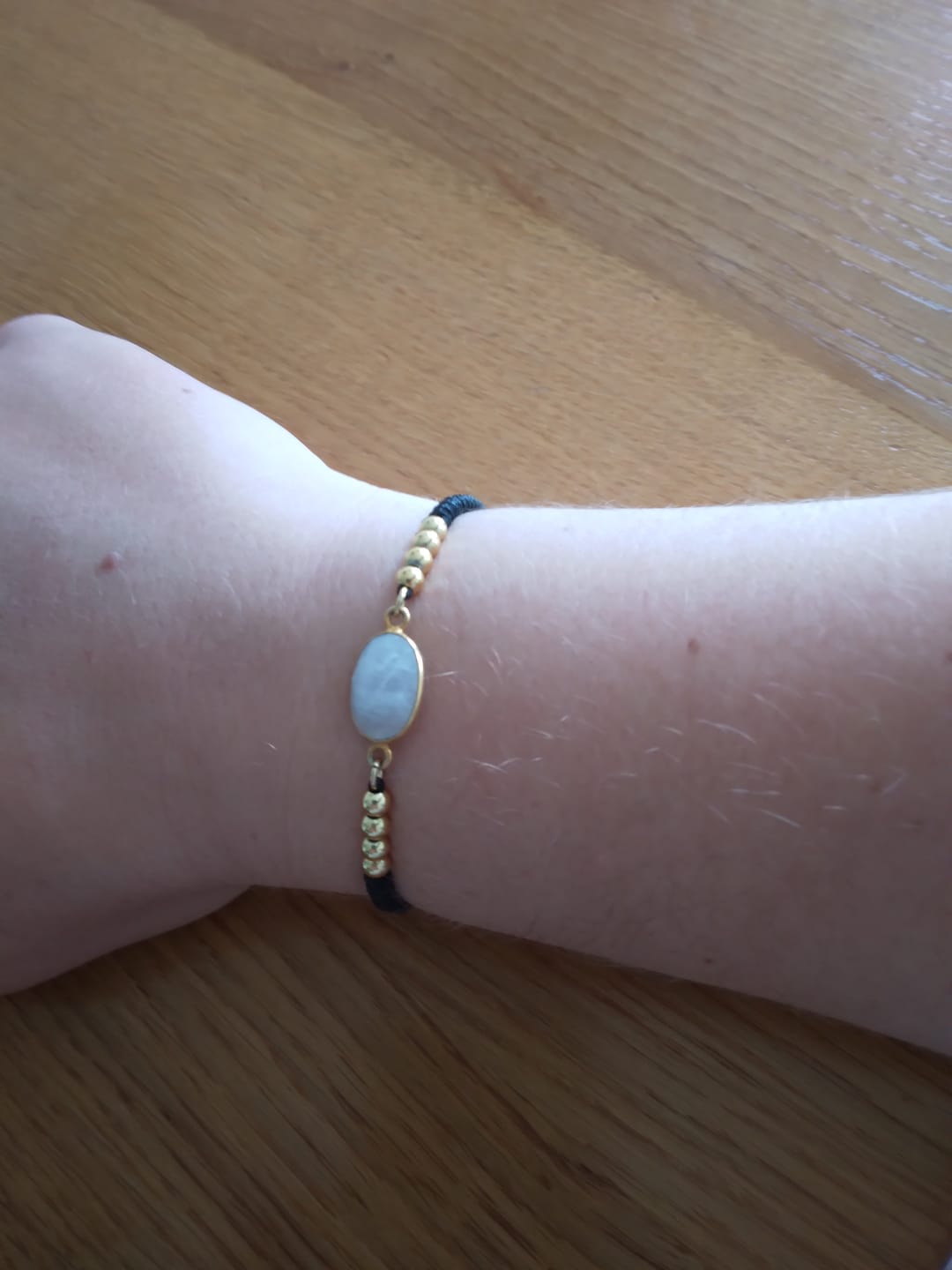 Customer photo review of Bracelet Fertilité Pierre de Lune