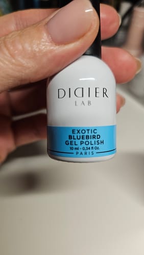Customer photo review of Gel Polish Exotic, Didier Lab, Bluebird, 10 ml