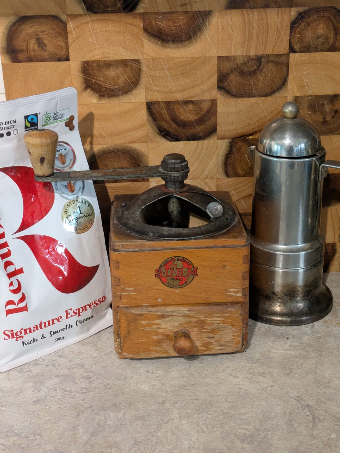 Customer photo review of Signature Coffee Beans 500g