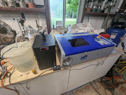Customer photo review of Monport 40W Pro Lightburn-Supported (12" X 8") CO2 Laser Engraver & Cutter with Air Assist