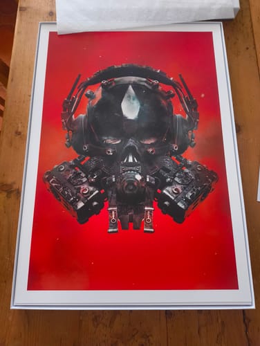 Customer photo review of GTFO - Collectable art print-"Convex Scorpion Mark", No 13 out of 25.