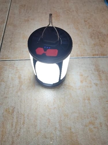 Customer photo review of Faltbare LED Campinglampe – Wiederaufladbare Outdoor Laterne