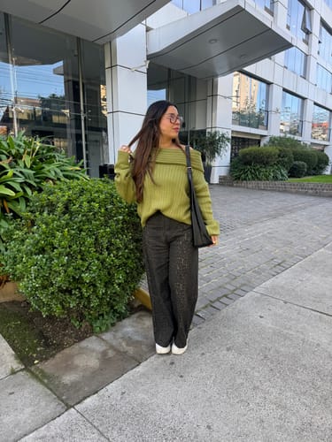 Customer photo review of SWEATER LINA PISTACHO