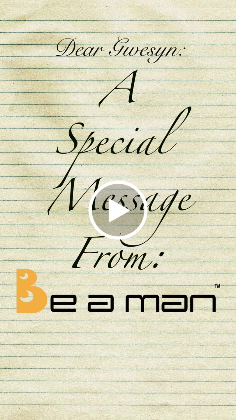 Customer video review of Personalized Be A Man Reel
