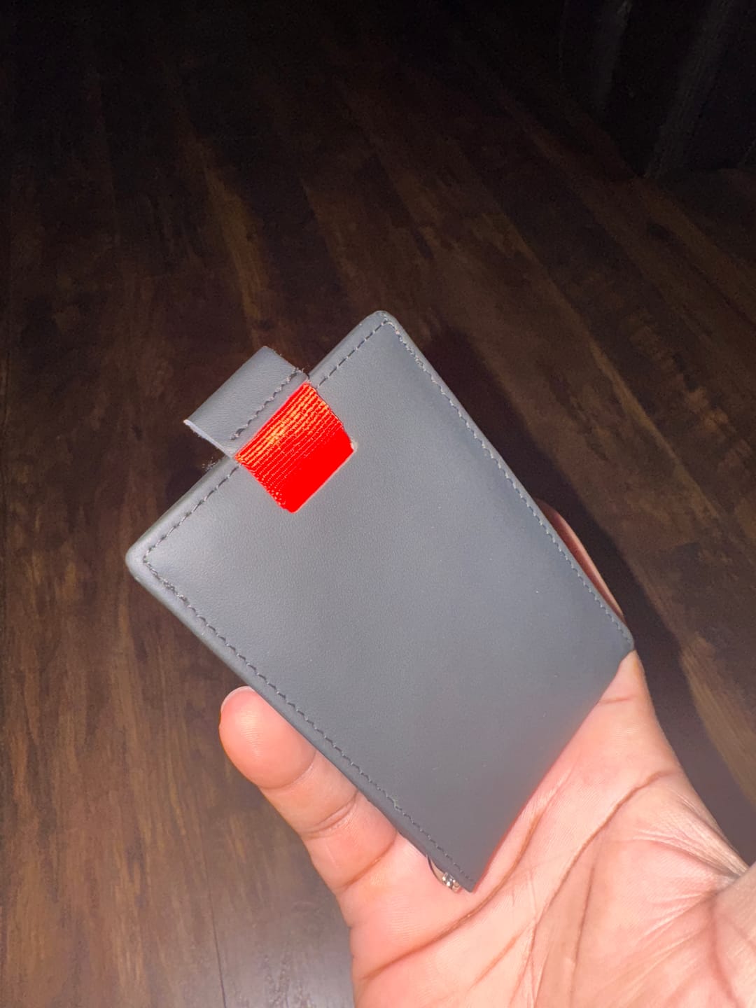 Customer photo review of 80Eighty® Matte Black Leather Wallet
