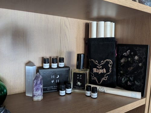 Customer photo review of The Mini Otherworldly Collection 7 Scents + Discount Code