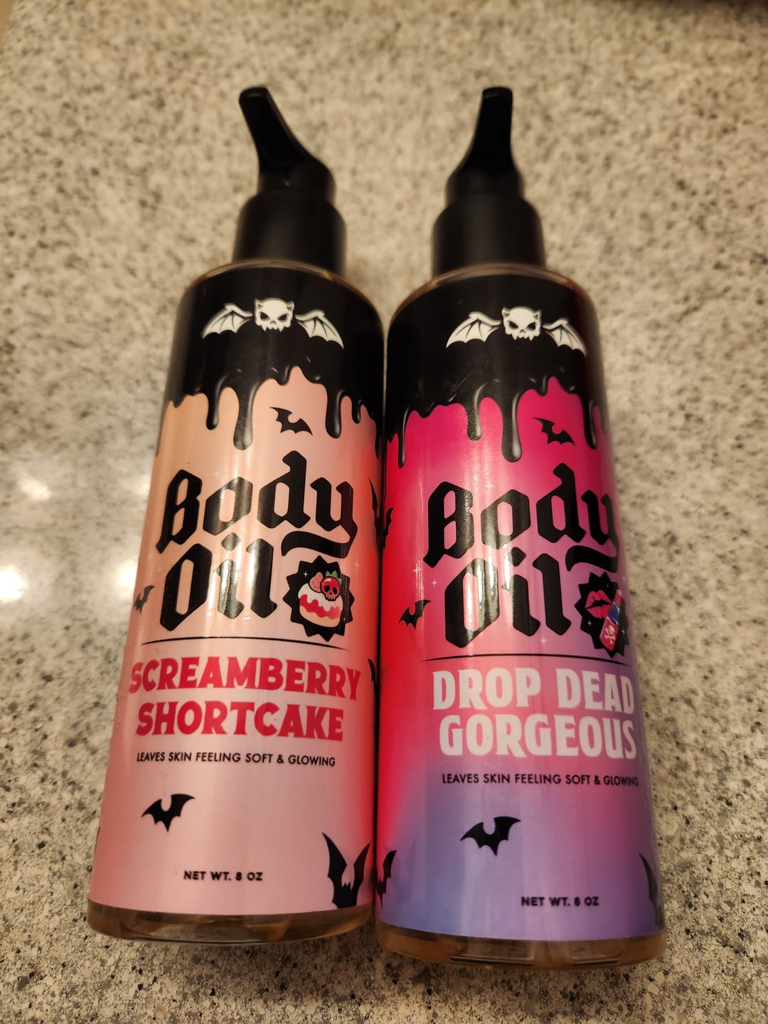 Customer photo review of Screamberry Shortcake Body Oil