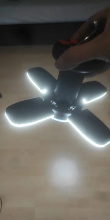 Customer photo review of Faltbare LED Campinglampe – Wiederaufladbare Outdoor Laterne