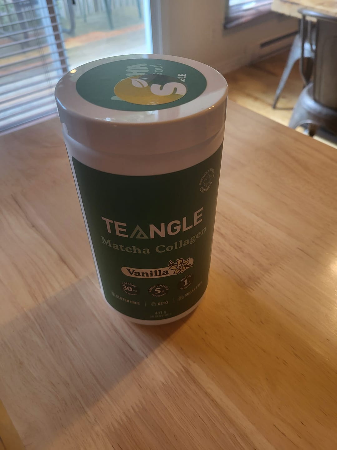 Customer photo review of Teangle - Matcha Collagène 333g - 411g