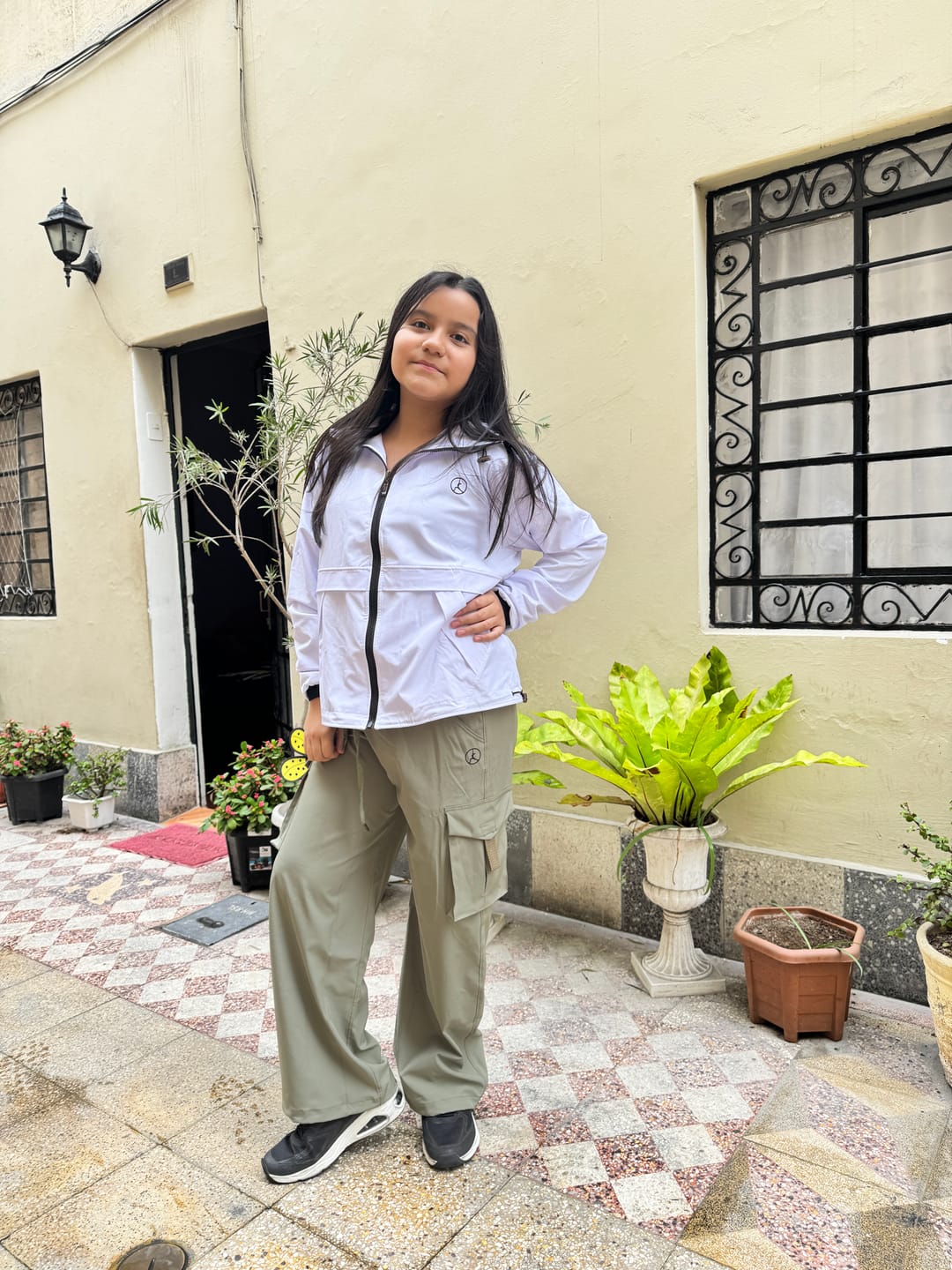 Customer photo review of SET OVERTRIP VERDE OLIVO (CASACA + CARGO)