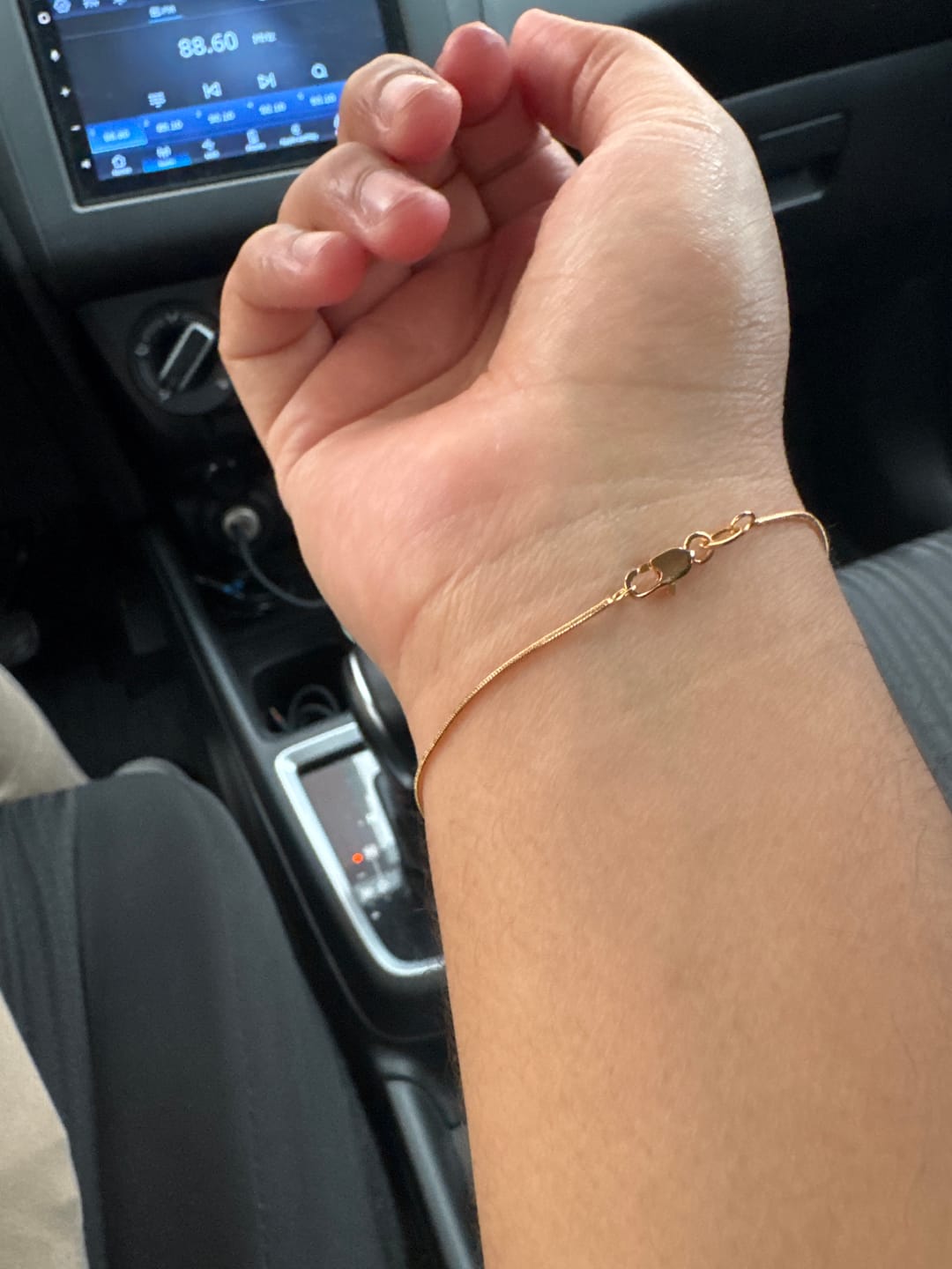 Customer photo review of Pulseras Cola de Ratón en Oro laminado 18k Para Pareja