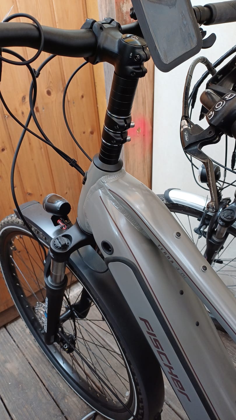 Customer photo review of PosturePro Lenkerhöhung - Gesund & Schmerzfrei Radfahren