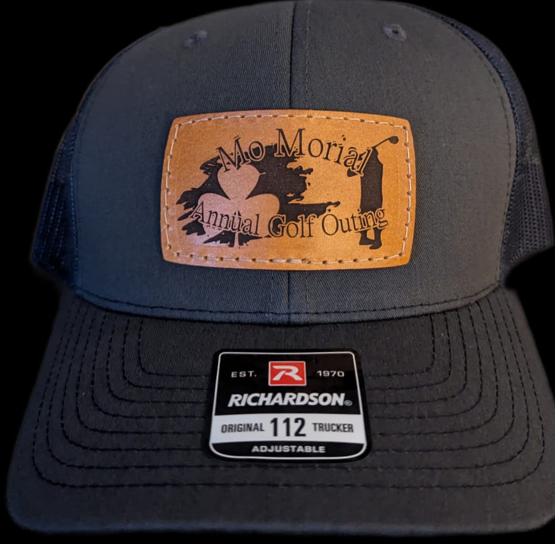 Customer photo review of Traditional Trucker 112 - Custom Leather Patch Hat