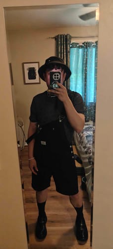 Customer photo review of Retro Casual Overalls