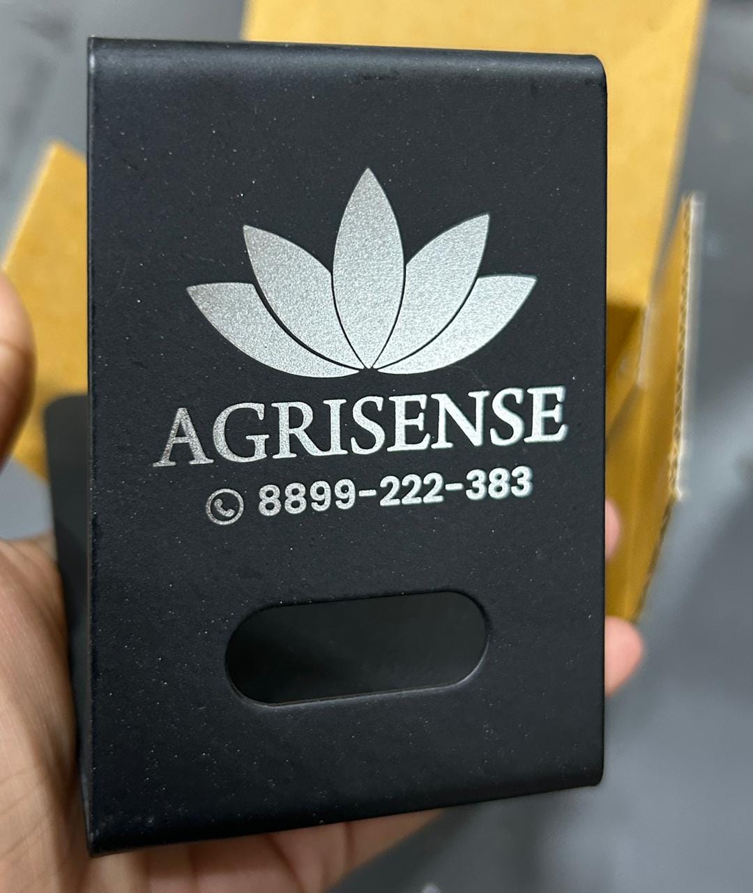 Customer photo review of Premium Mobile Stand | Best for Corporate Gifting | PrintMine.in