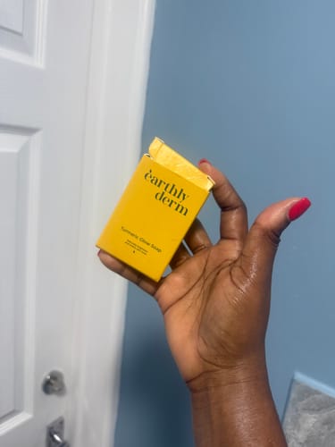 Customer photo review of Turmeric Glow Soap