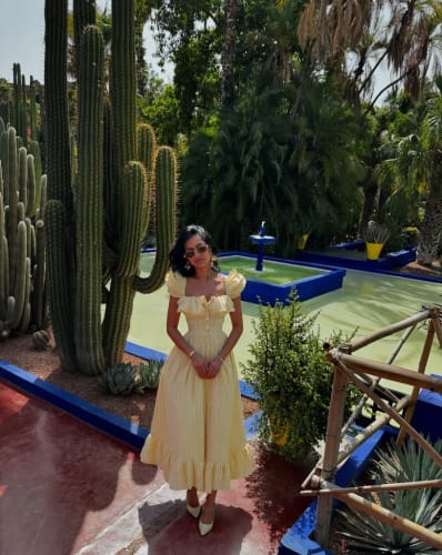 Customer photo review of Aliya Maxi Dress