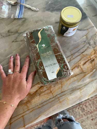 Customer photo review of Knafeh Pistachio Spread