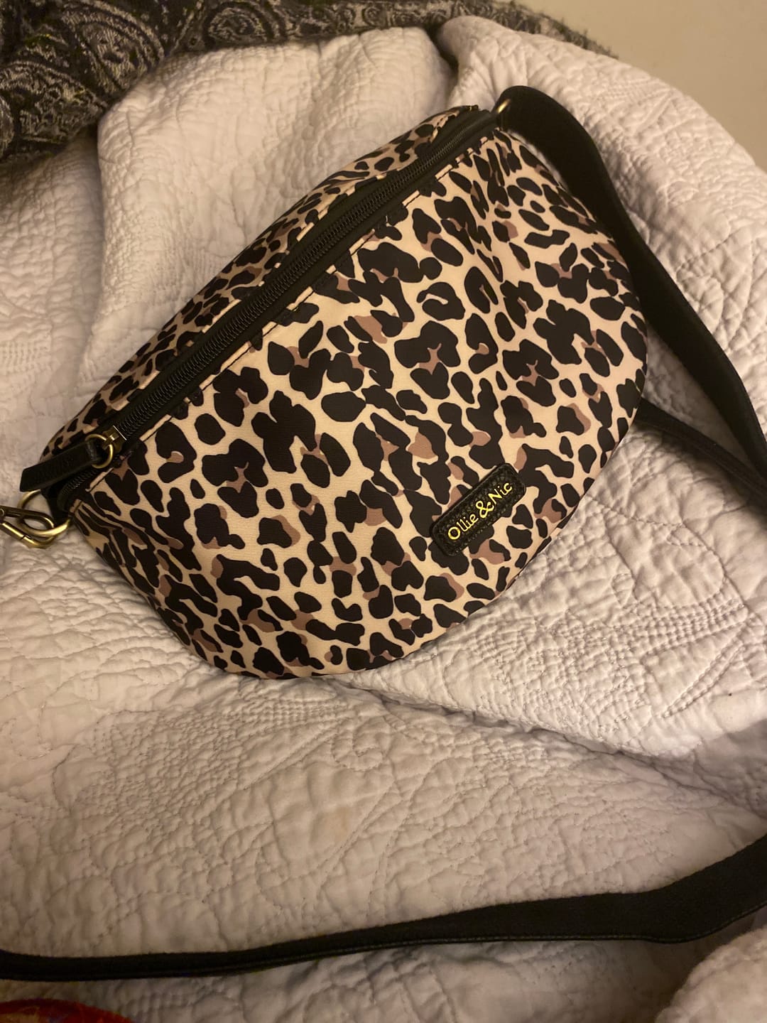 Customer photo review of Brooke Belt Bag - Leopard