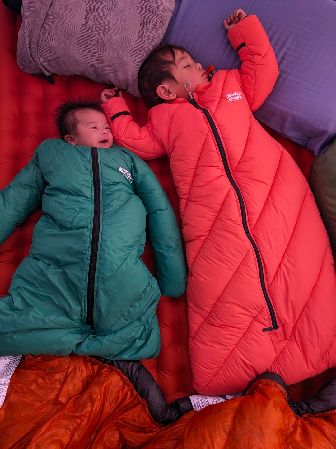 Customer photo review of Big Mo Kids Sleeping Bag (18-36 months)