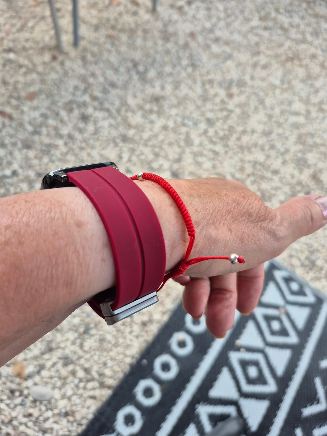 Customer photo review of Sportbandje Rood