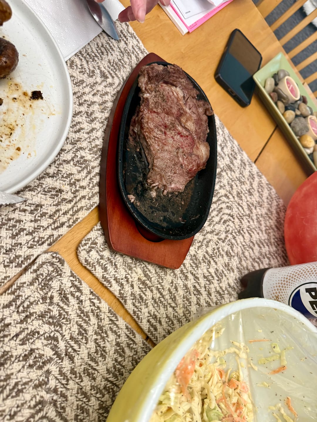 Customer photo review of USDA Choice Family Steak Pack