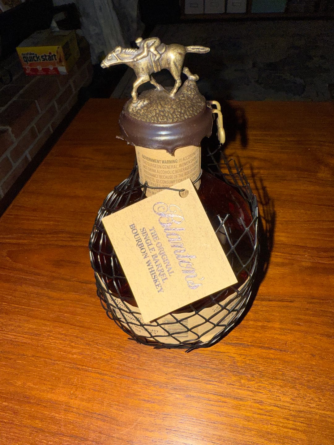 Customer photo review of Blanton's Single Barrel Bourbon Whiskey (750ml)