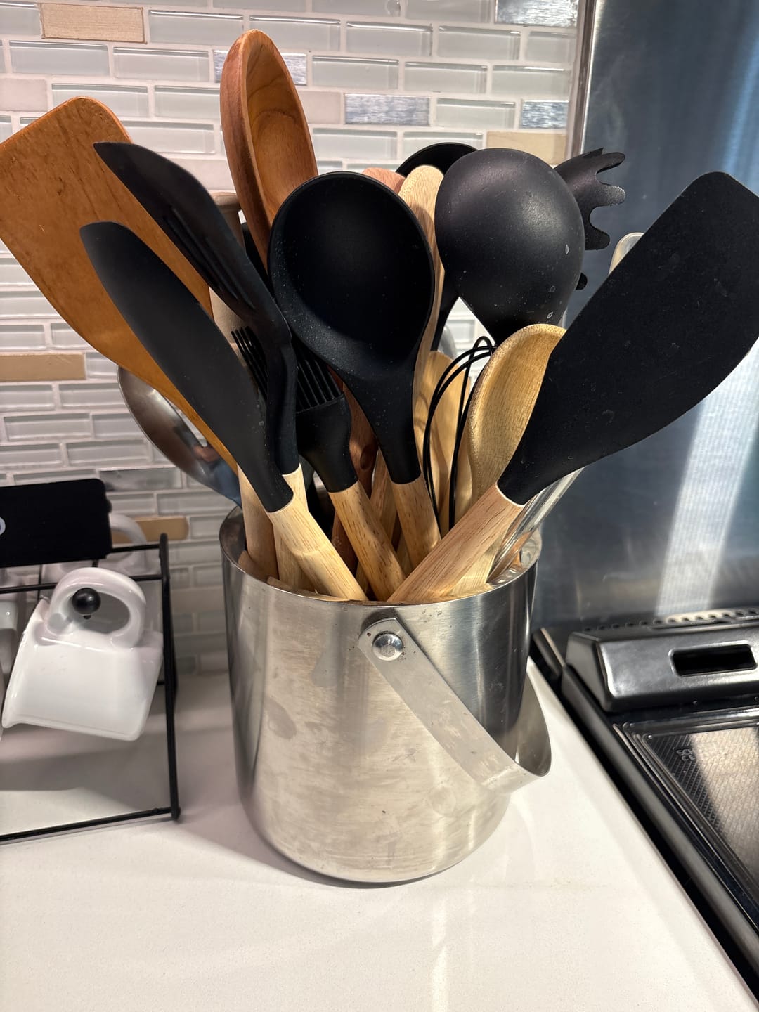 Customer photo review of Silicone Utensils Set