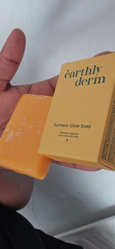 Customer photo review of Turmeric Glow Soap