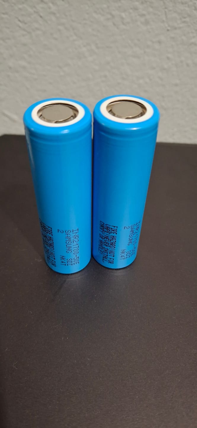 Customer photo review of Samsung 50E 21700 5000mAh 9.8A Battery