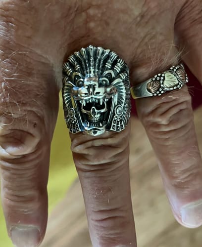Customer photo review of Aztec Jaguar Warrior