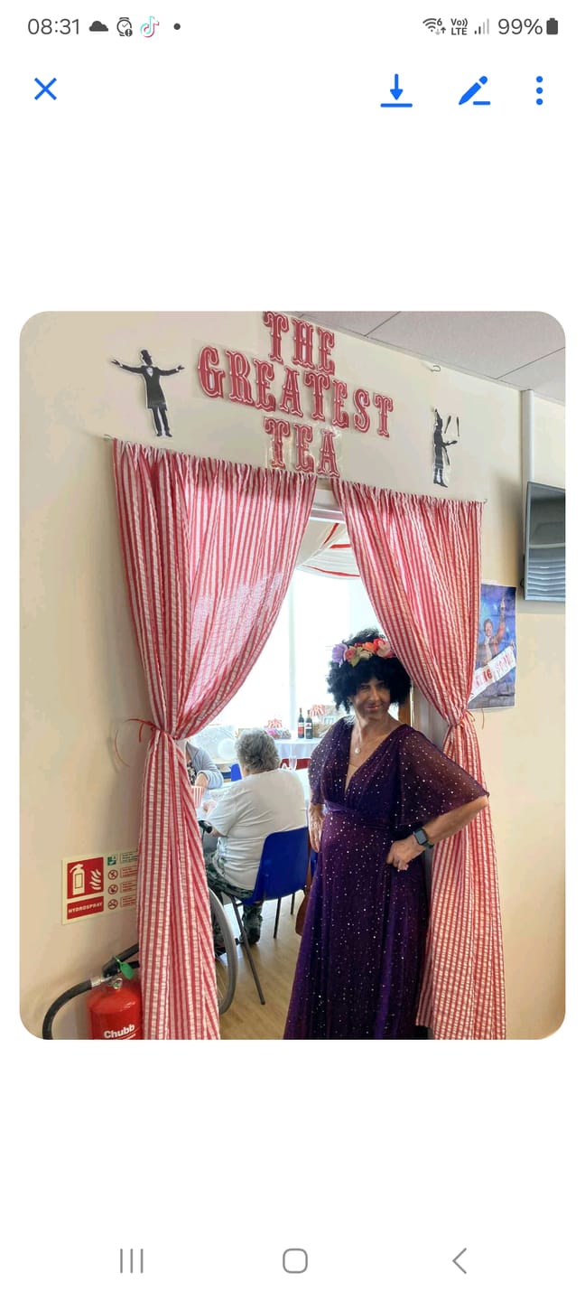 Customer photo review of Wide Stripes Seersucker Fabric