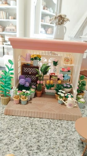 Customer photo review of Rolife Super Creator - Casas Miniatura Blooming Tea Garden