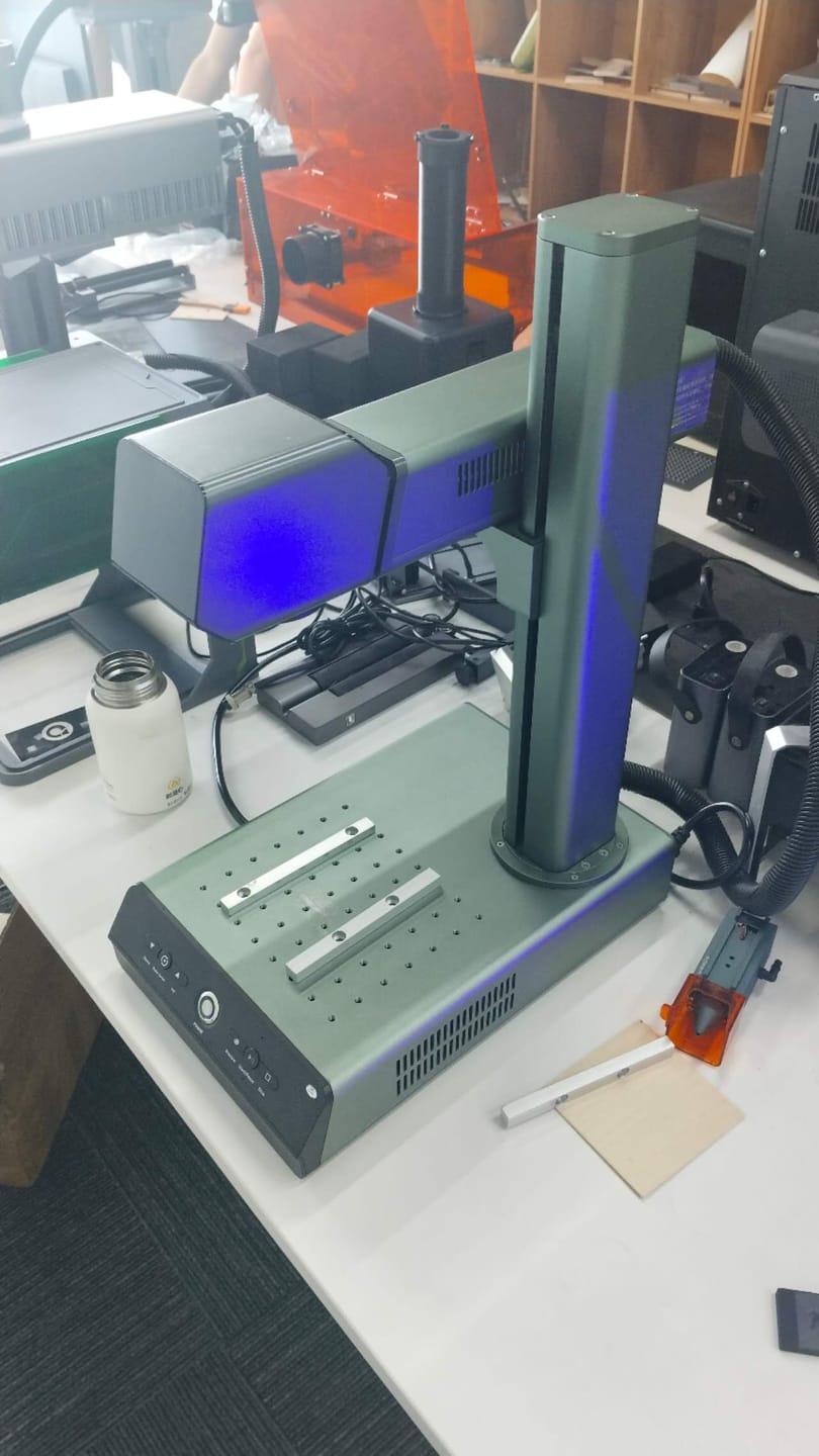 Customer photo review of Carverall Z2 Fiber Laser Engraver