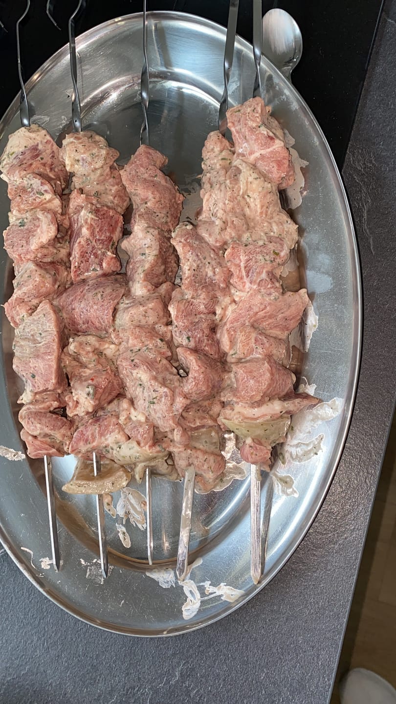 Customer photo review of Schweine-Schaschlik Erste Sahne – Rezept von Andrej Eckert | mySchaschlik