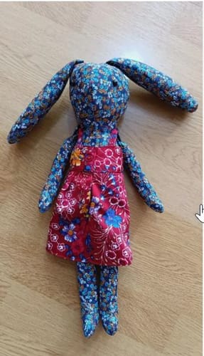 Customer photo review of Acrylic Rabbit Doll Template Set