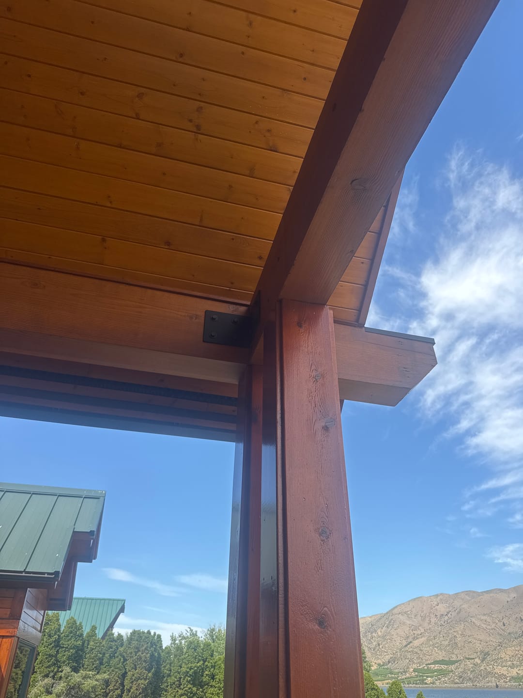 Customer photo review of Steel Angle Bracket for 8 inch Beams - Square