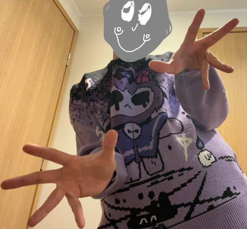 Customer photo review of Goat Sweater